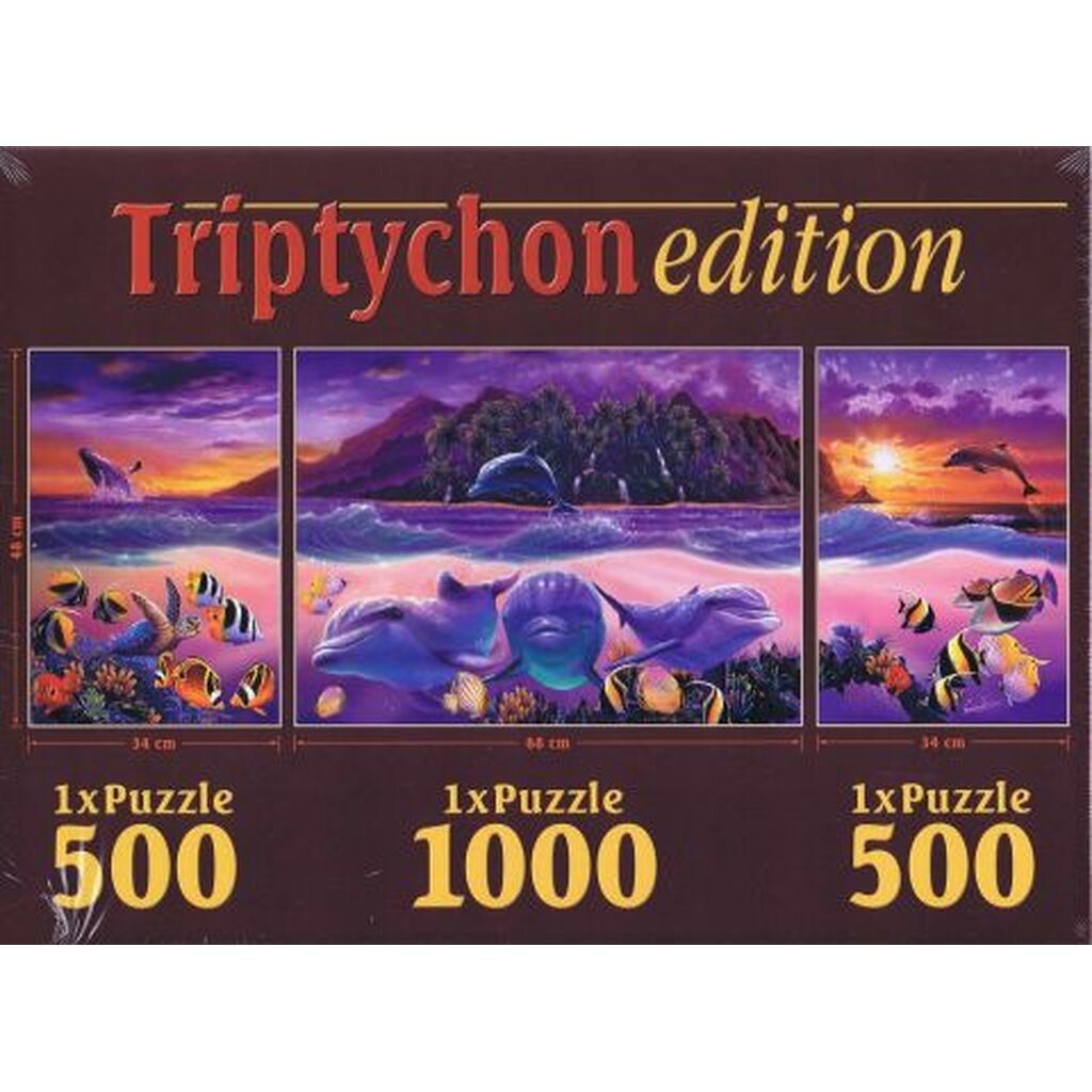 Tropic Dolphins, 1x1000 2x500 brikker