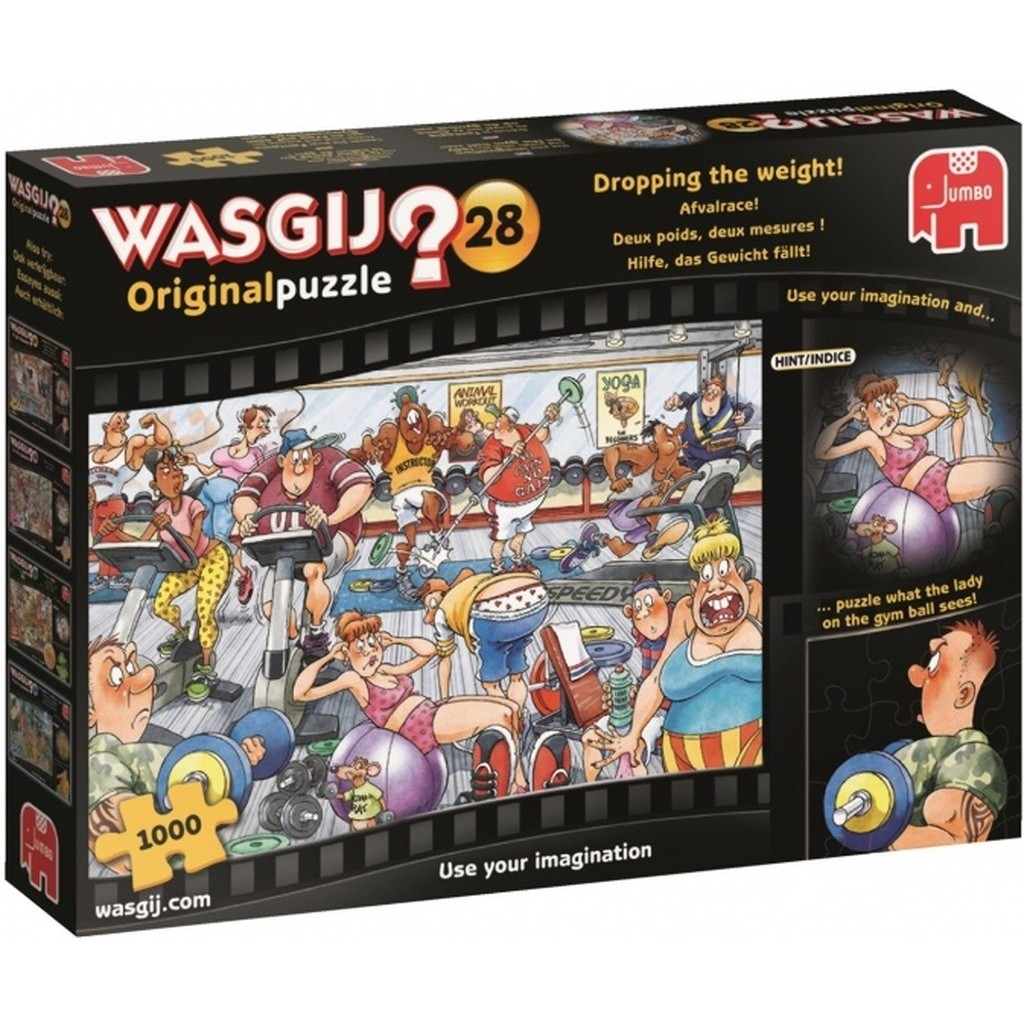 Wasgij? Original? #28 Dropping the Weight - 1000 -brikker