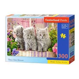 Three Grey Kittens - 300 brikker
