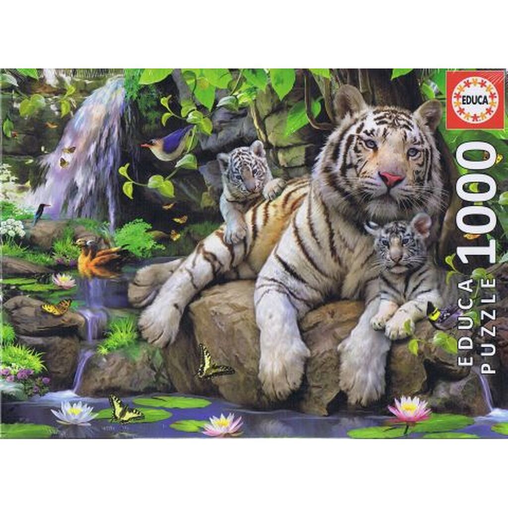 White Tigers of Bengal - 1000 brikker