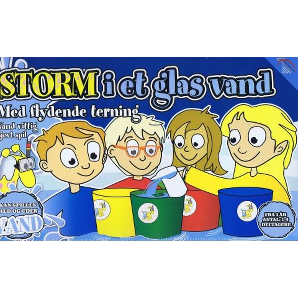 Storm i et glas vand