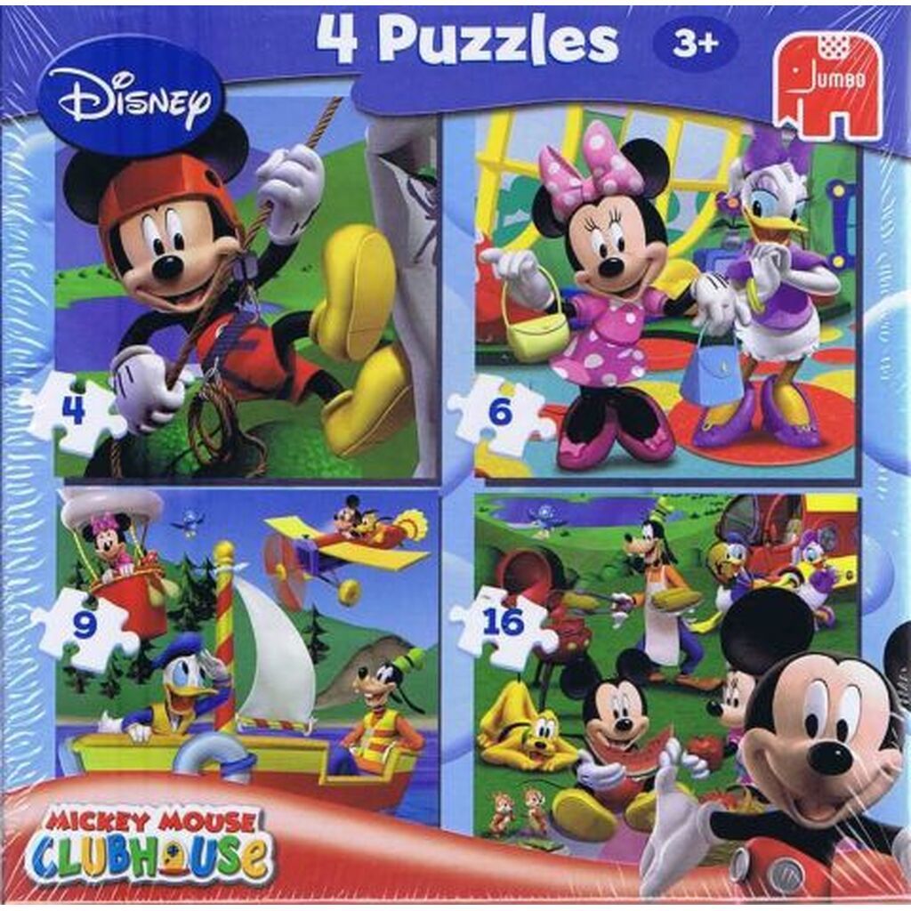 Disney Mickey Mouse Clubhouse - 4 puslespil