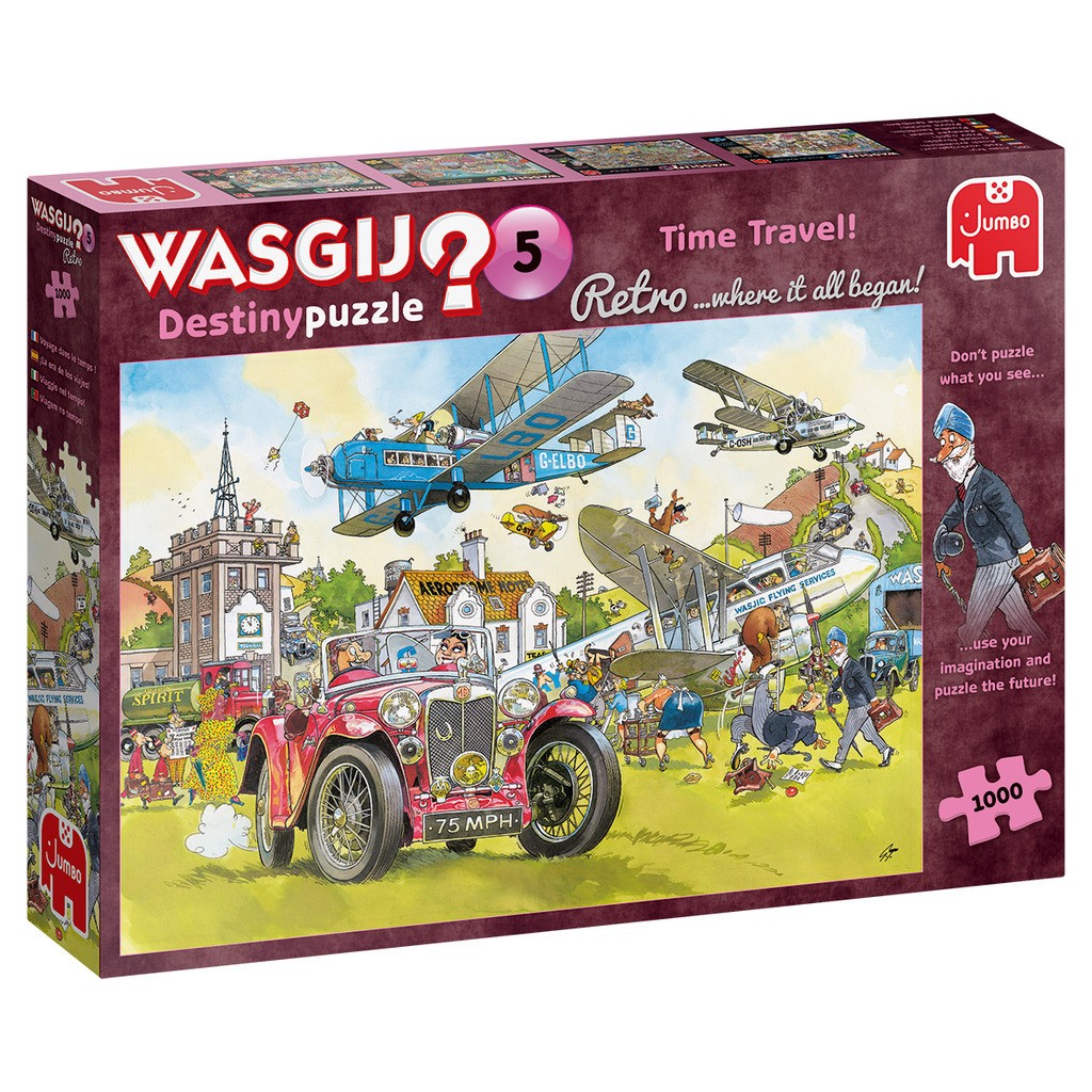 Wasgij Retro Destiny #5 - Time Travel! - 1000 brikker