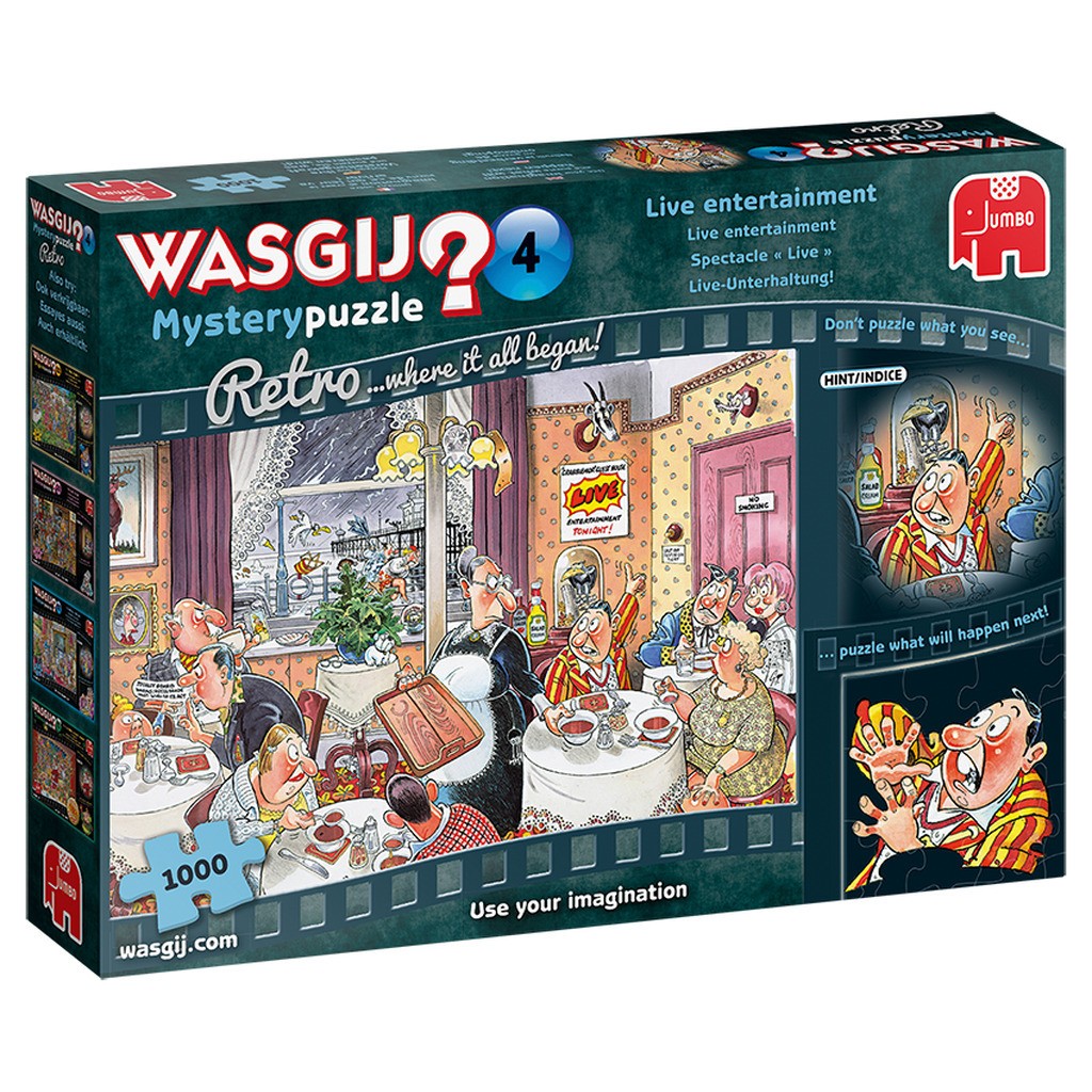 Mystery 4: Retro - Live underholdning (1000 brikker)