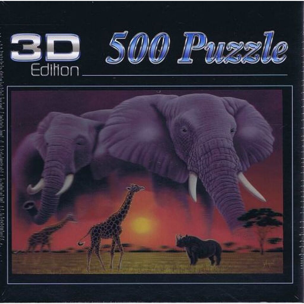 AfricaÂ´s Children, 3D - 500 brikker