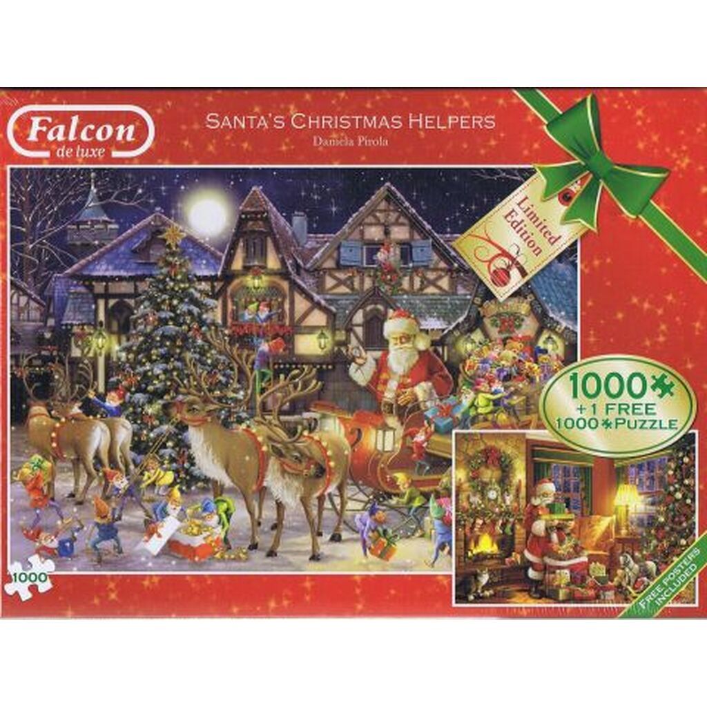 SantaÂ´s Christmas Helpers, 2x1000 brikker