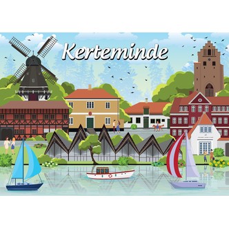 Danske byer: Kerteminde, 1000 brikker