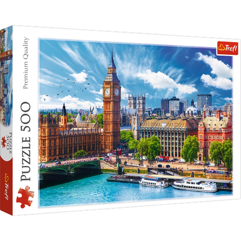 Solvejr i London - 500 brikker