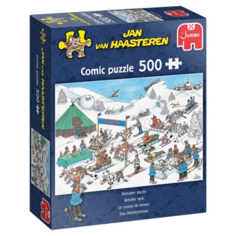 Jan van Haasteren: Rensdyr Løbet - 500 Brikker