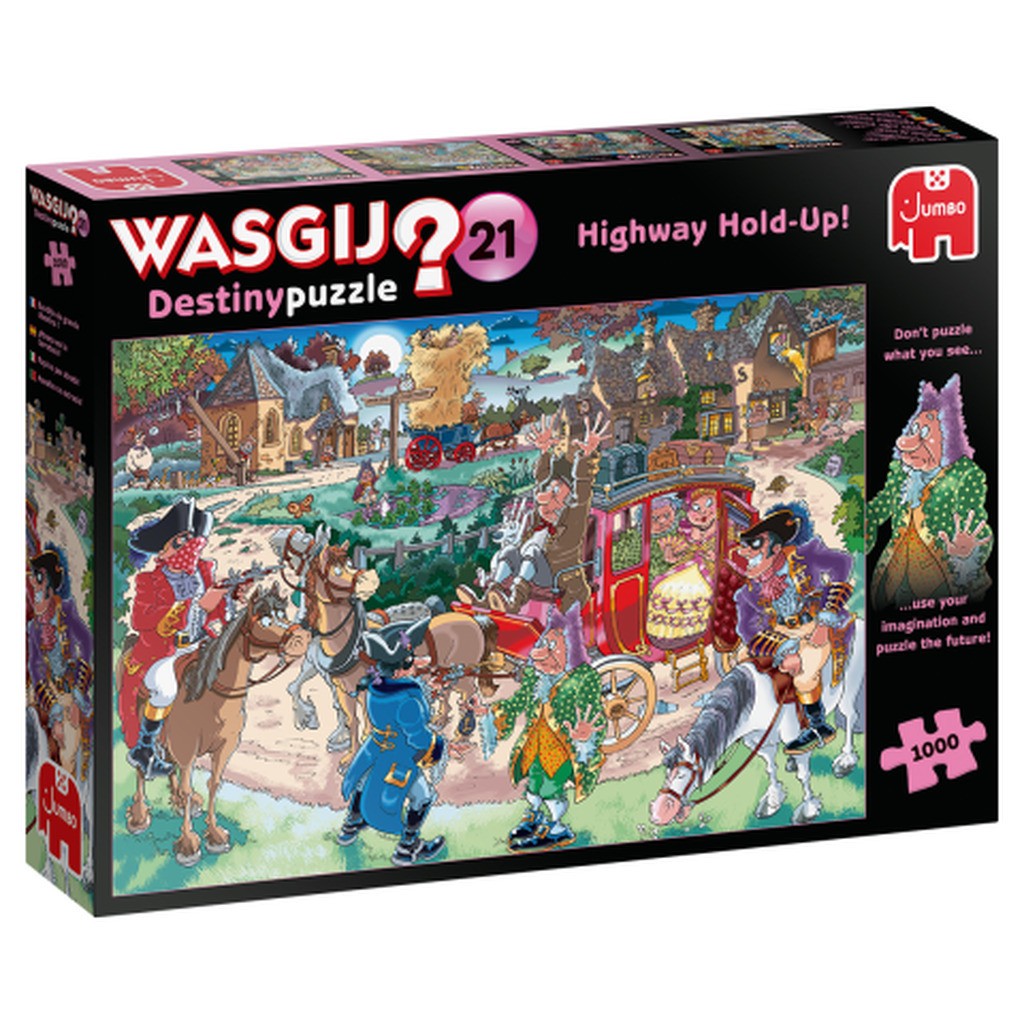 Wasgij Destiny 21 - Landevejsrøverne - 1000 brikker