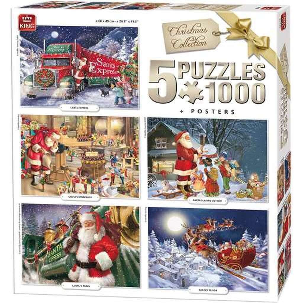 Christmas 5 i 1 - 1000 brikker