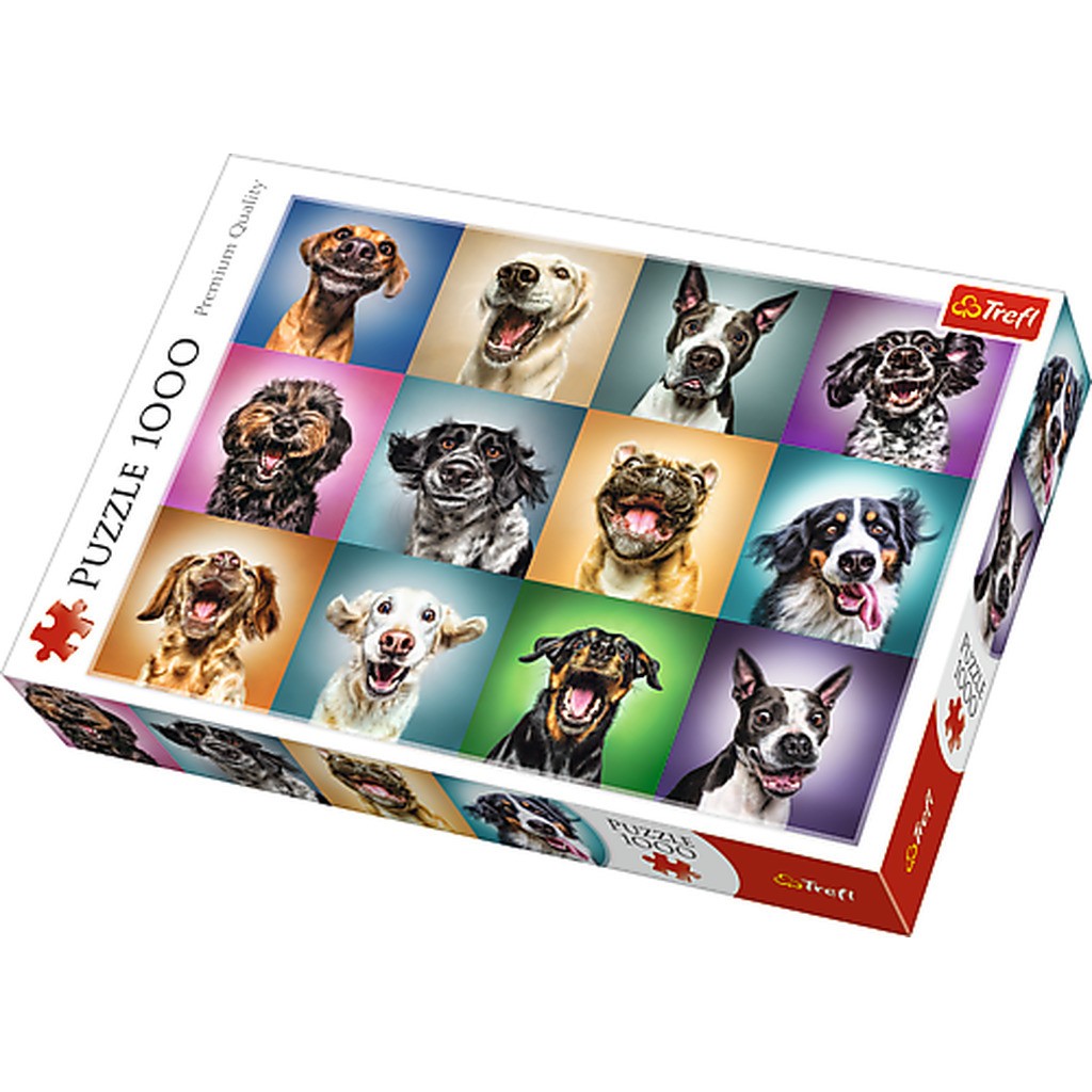 Sjove Hunde - 1000 brikker