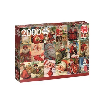 Vintage Santas - 2000 brikker