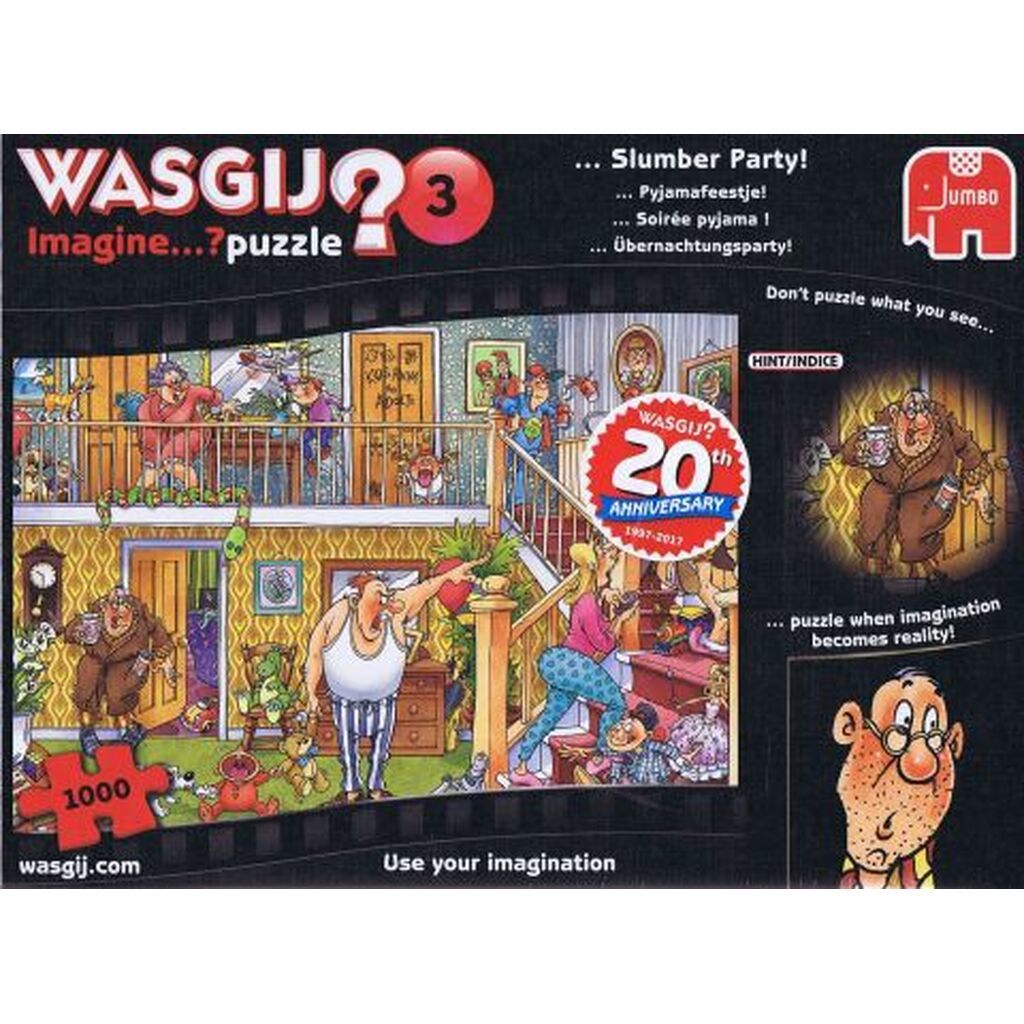 Imagine Wasgij? 3, Slumber Party - 1000 brikker