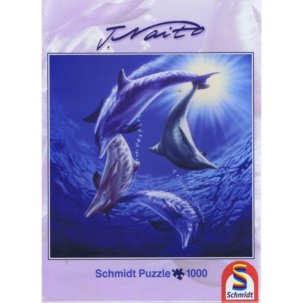 Dolphins at Play - 1000 brikker