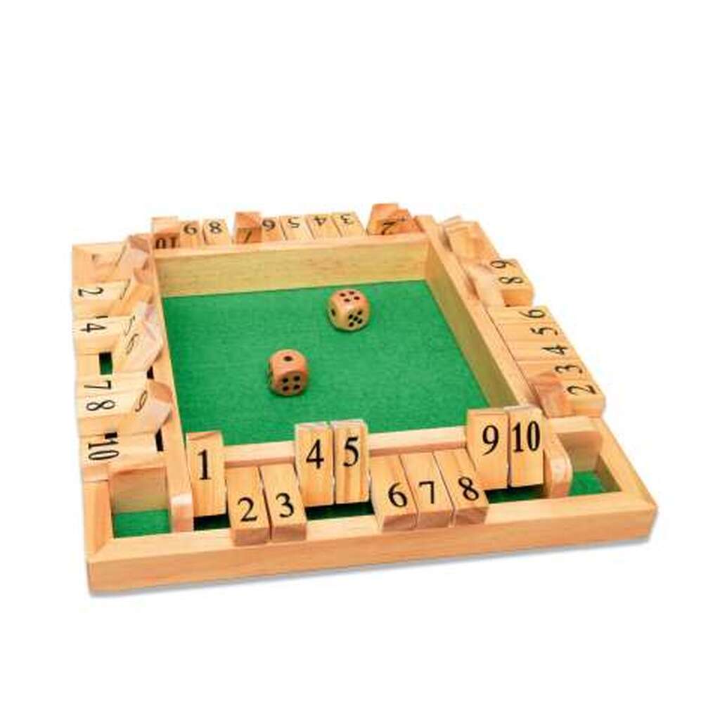Deluxe Shut the box i træ