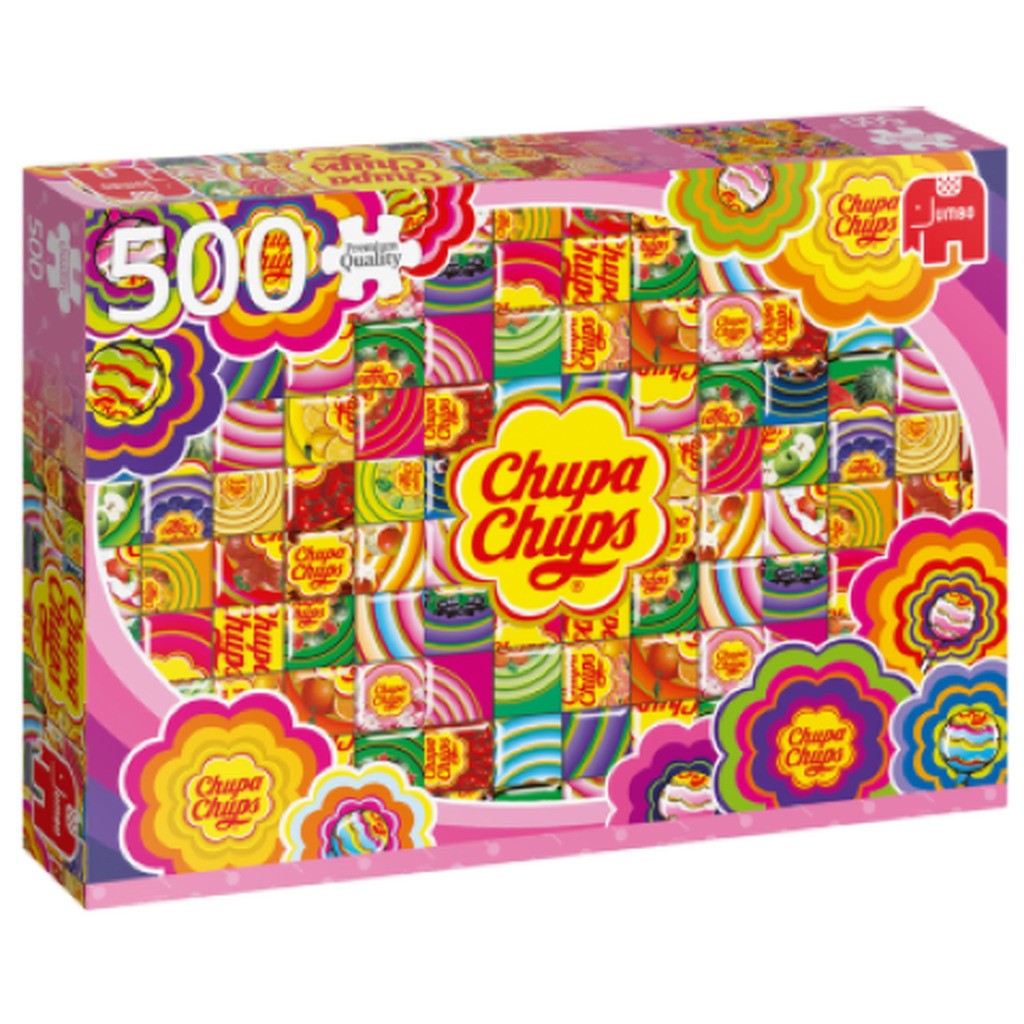 Chupa Chups Colourful - 500 brikker