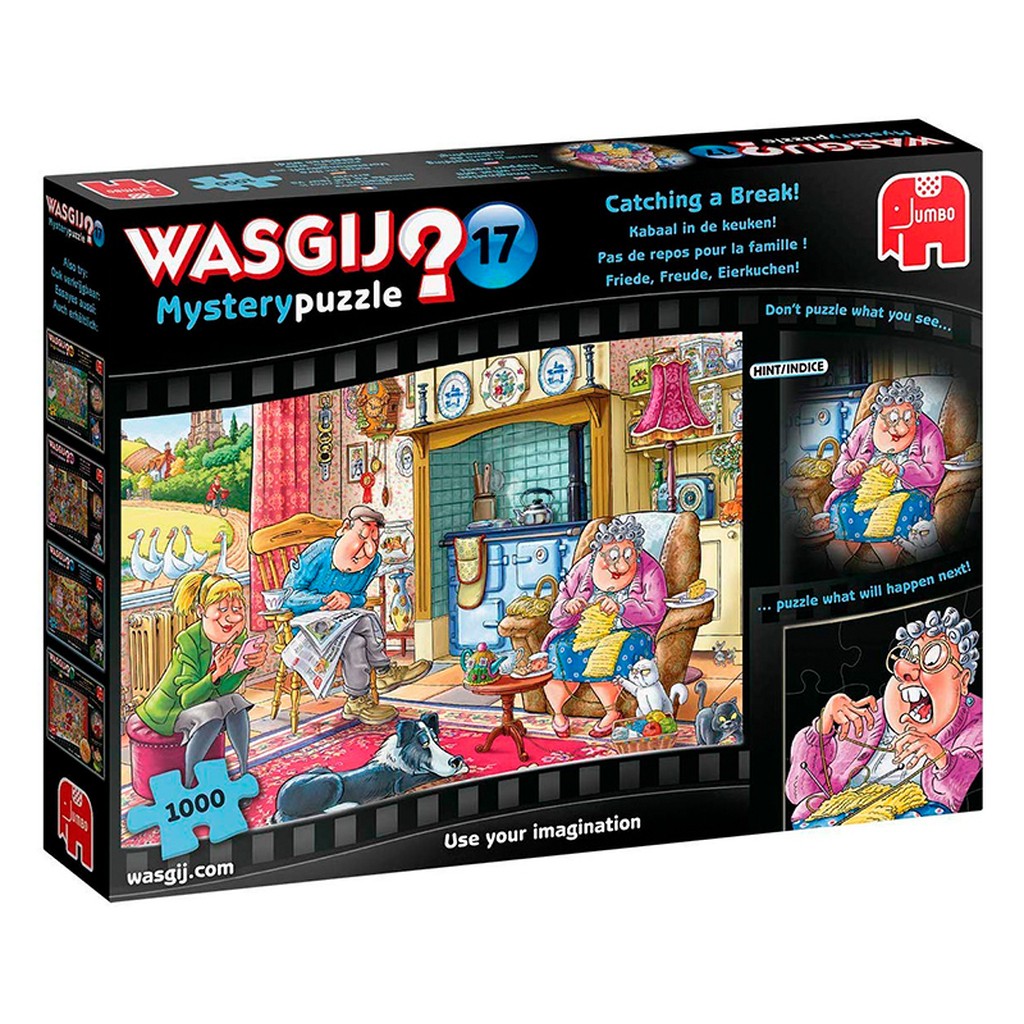 Wasgij? Mystery #17 Catching a Break - 1000 brikker