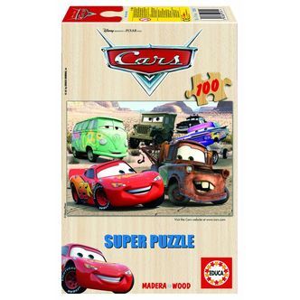 Cars, McQEEN og Bumle med venner - 100 brikker