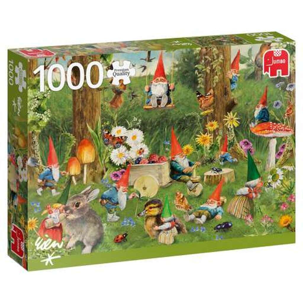 Gnomes at the rien, 1000 Brikker
