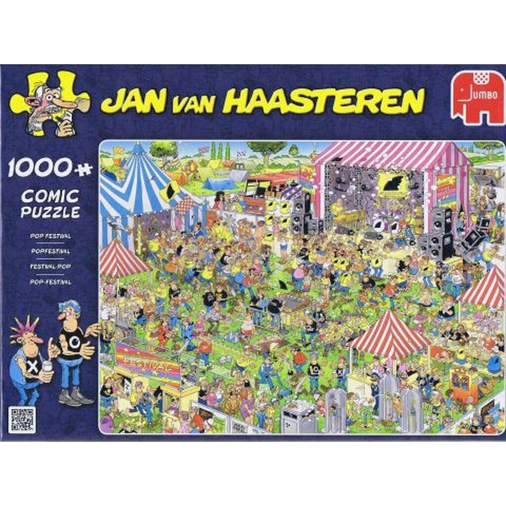 Jan van Haasteren - Pop Festival - 1000 brikker