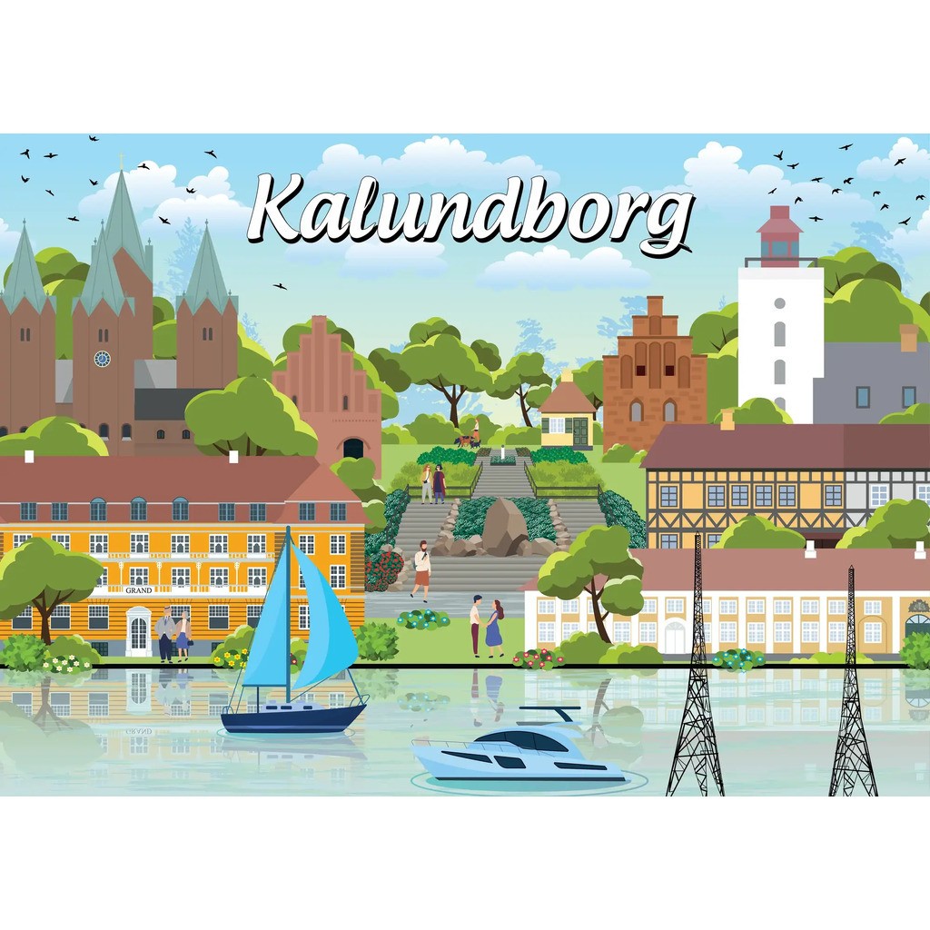 Danske byer: Kalundborg, 1000 brikker