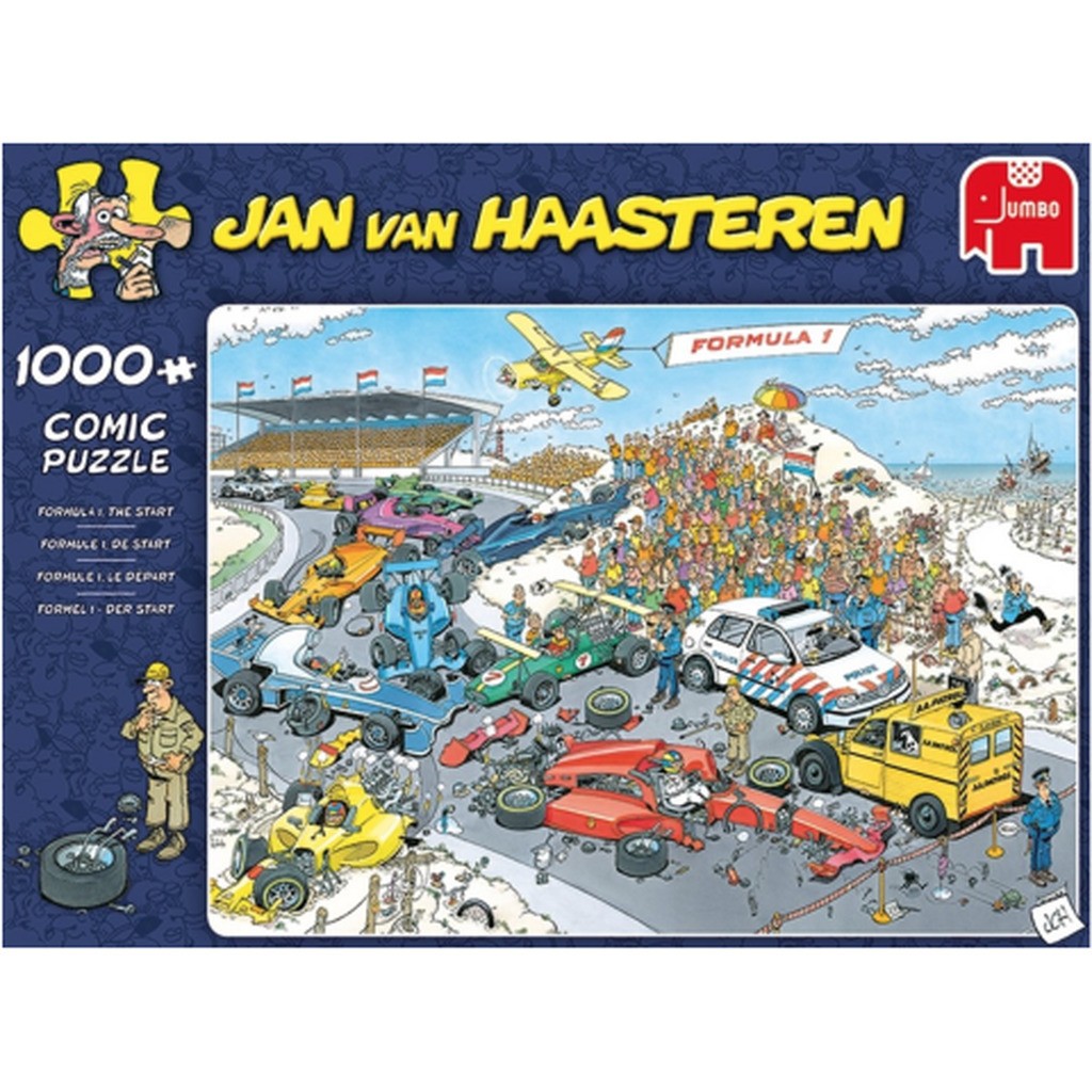 Jan van Haasteren: Formel 1 - 1000 Brikker