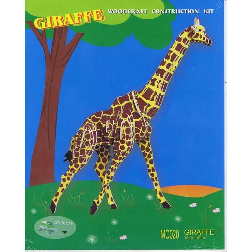 Giraffe, Woodcraft Construction Kit