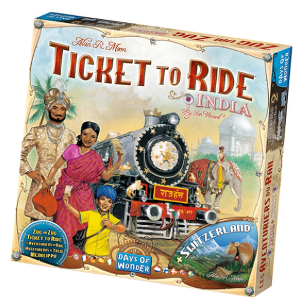 Ticket to Ride: India og Switzerland - Map Collection #2