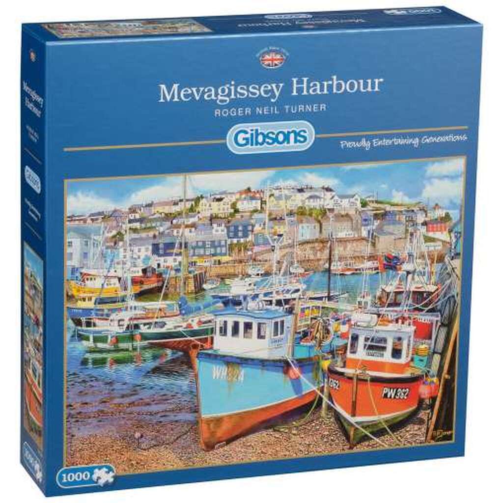 Mevagissey Harbour - 1000 brikker