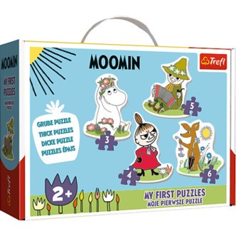Baby Puzzle Mumin - 3+4+5+6 brikker