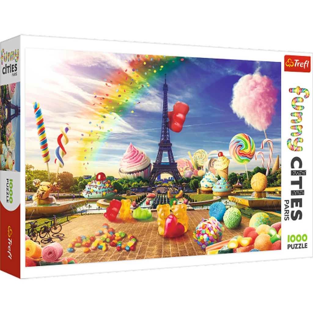Det Søde Paris - Funny Cities - 1000 brikker