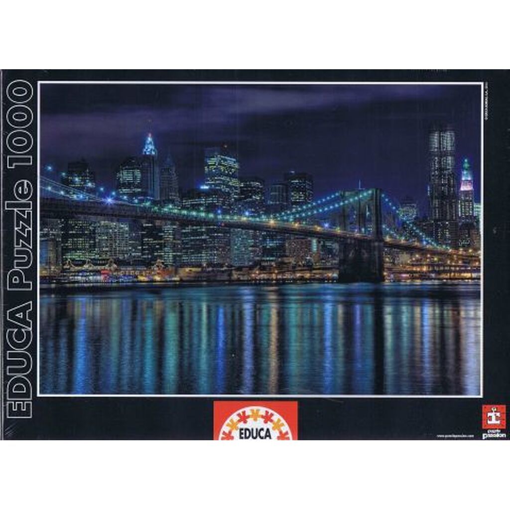 Manhattan at Night - 1000 brikker