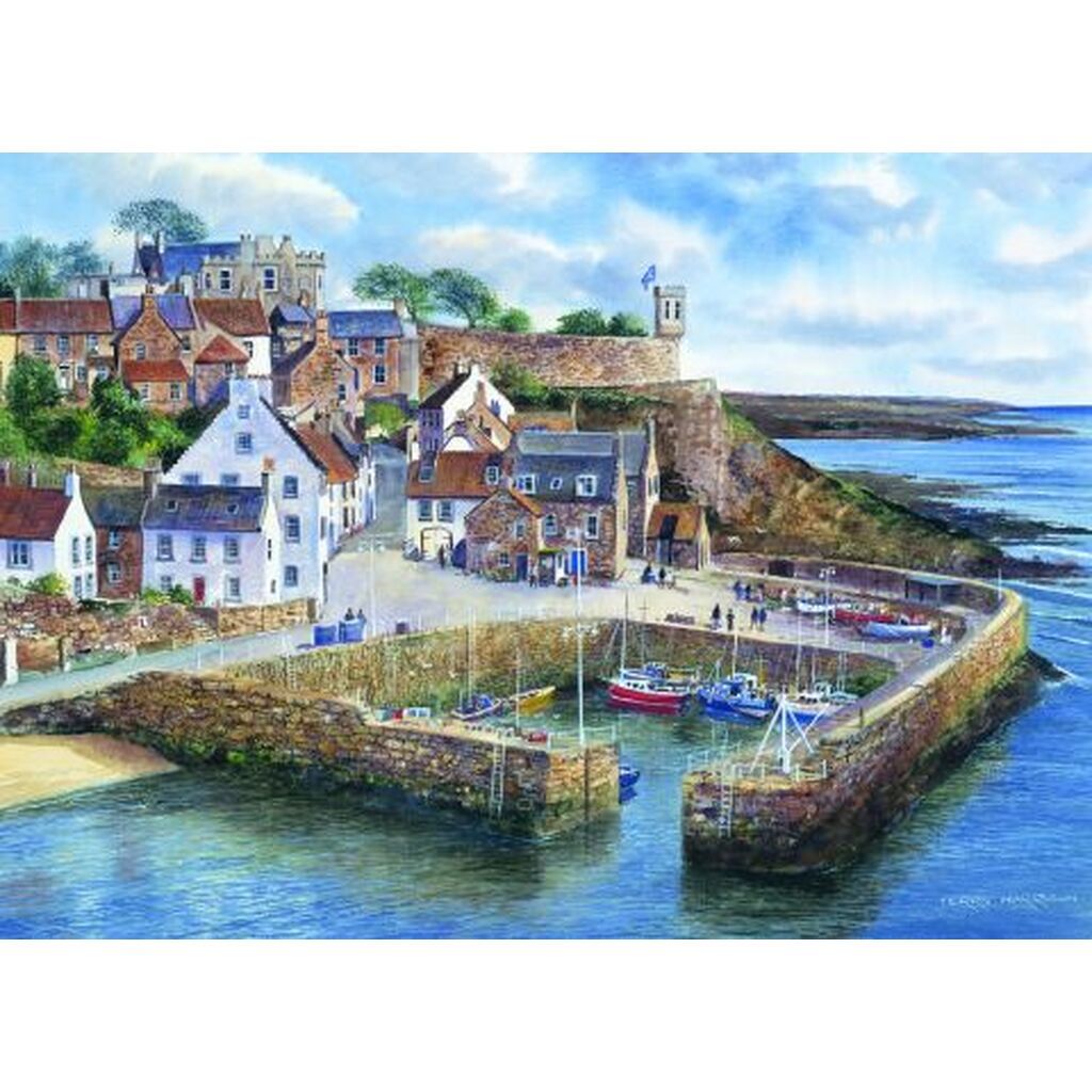 Crail Harbour - 1000 brikker