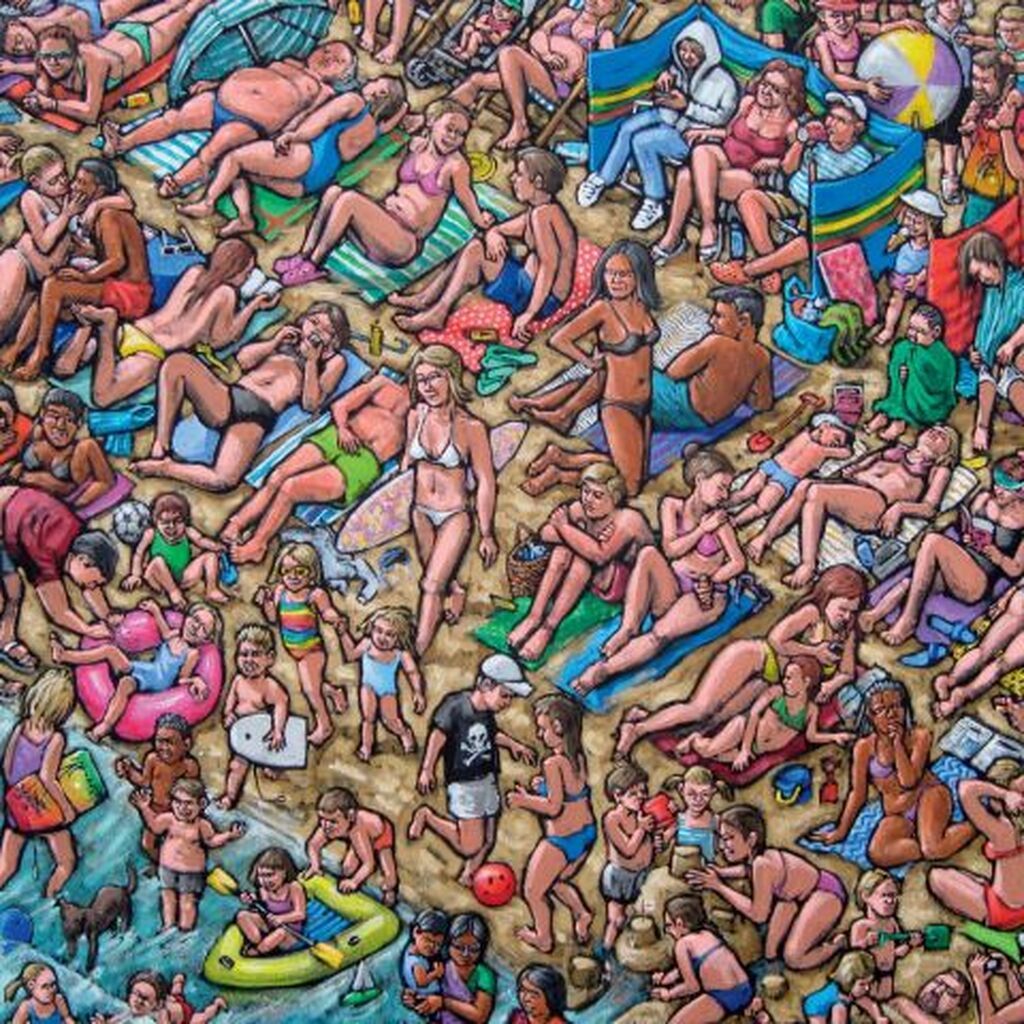 Bathers Sunbathing - 625 brikker