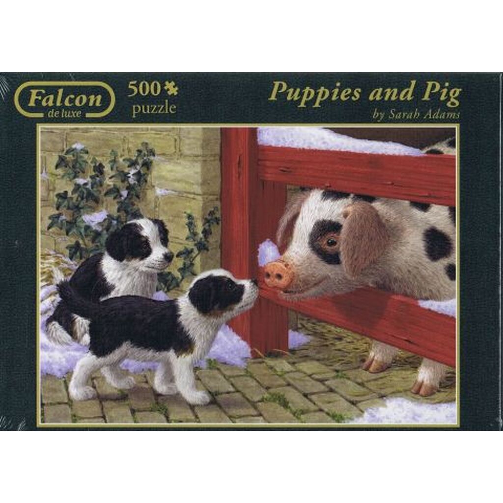 Puppies and Pig - 500 brikker