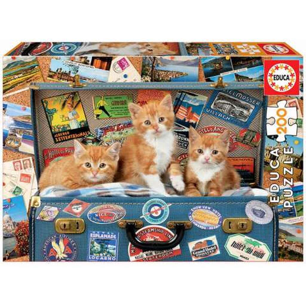 Travelling Kittens - 200 brikker