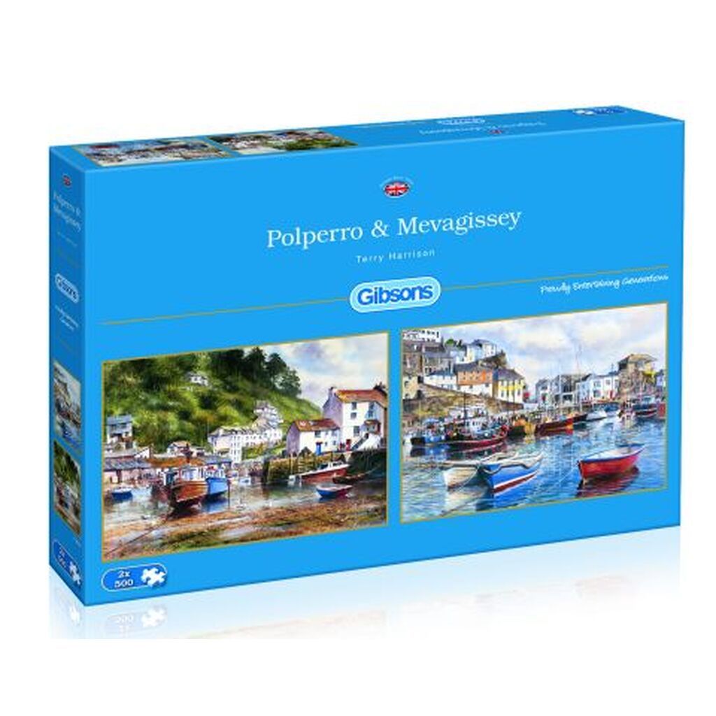 Polperro & Mevagissey - 2x500 brikker