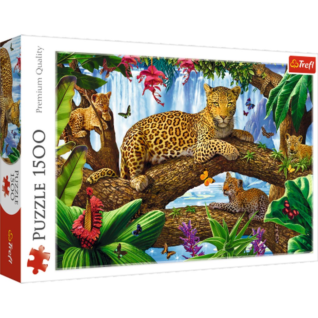 Hvilende Leopard - 1500 brikker