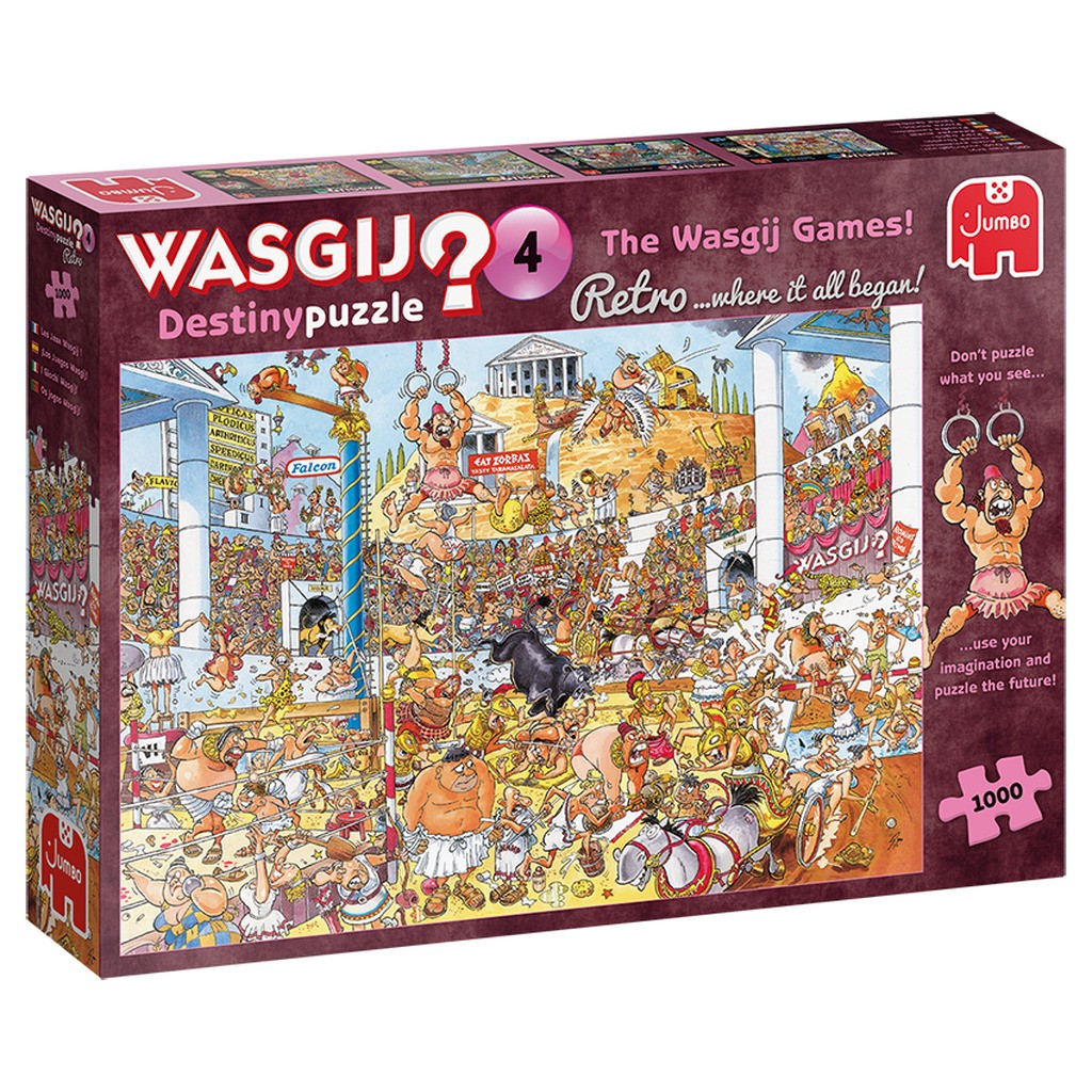 Wasgij? Destiny #4 Retro - The Wasgij Games! - 1000 brikker