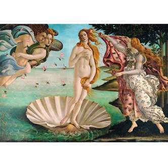 Sandro Botticelli - The Birth of Venus - 1000 brikker
