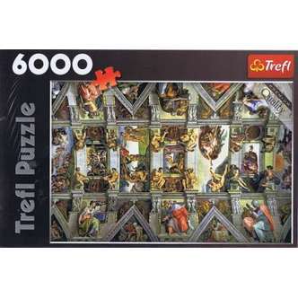 Sistine Chapel ceiling - 6000 brikker