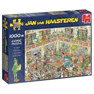 Jan van Haasteren - The Library - 1000 brikker