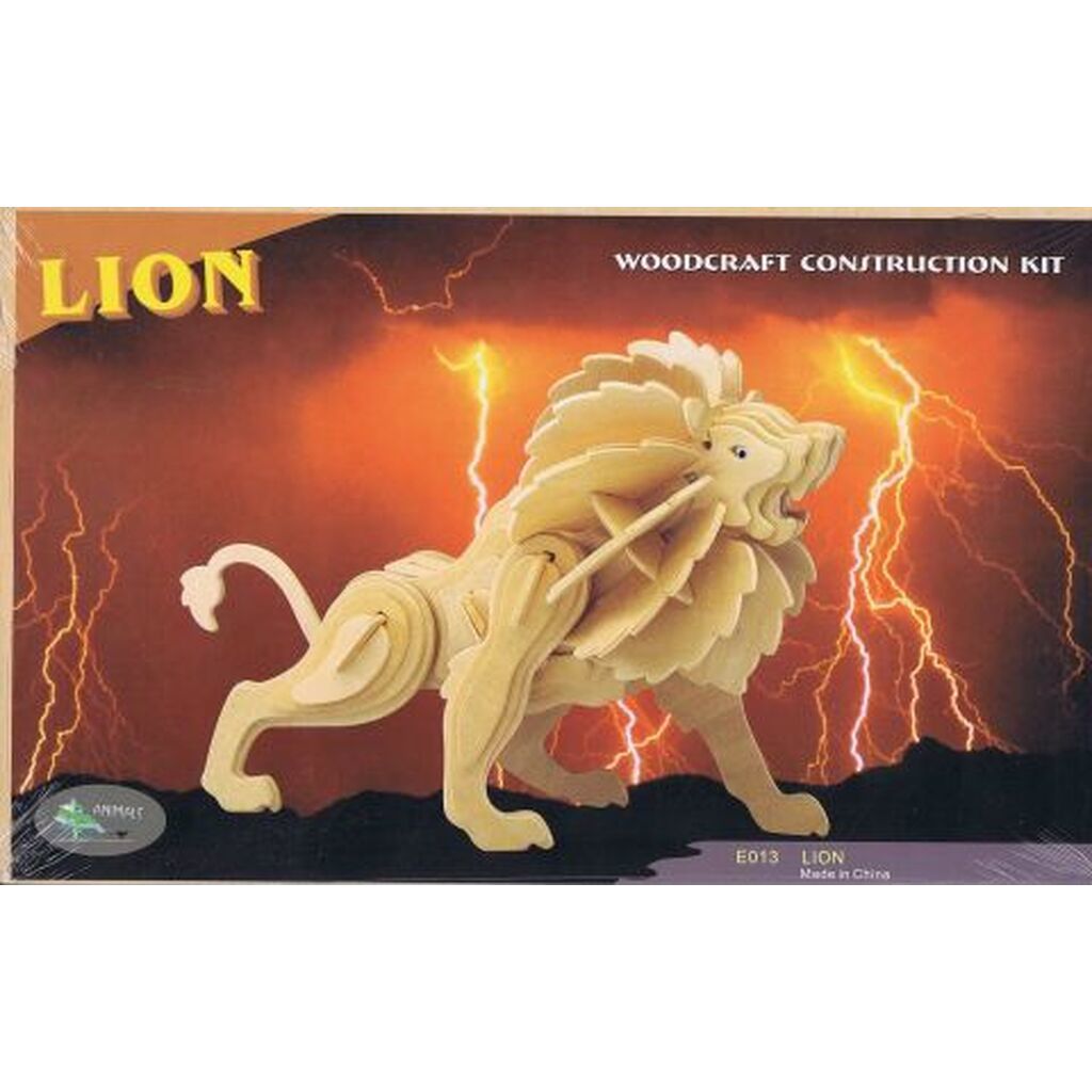 Lion, Woodcraft Construction Kit