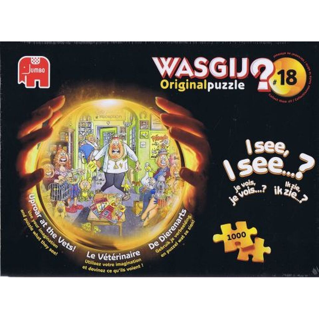 Wasgij? Original 18, Uproar at the Vets - 1000 brikker