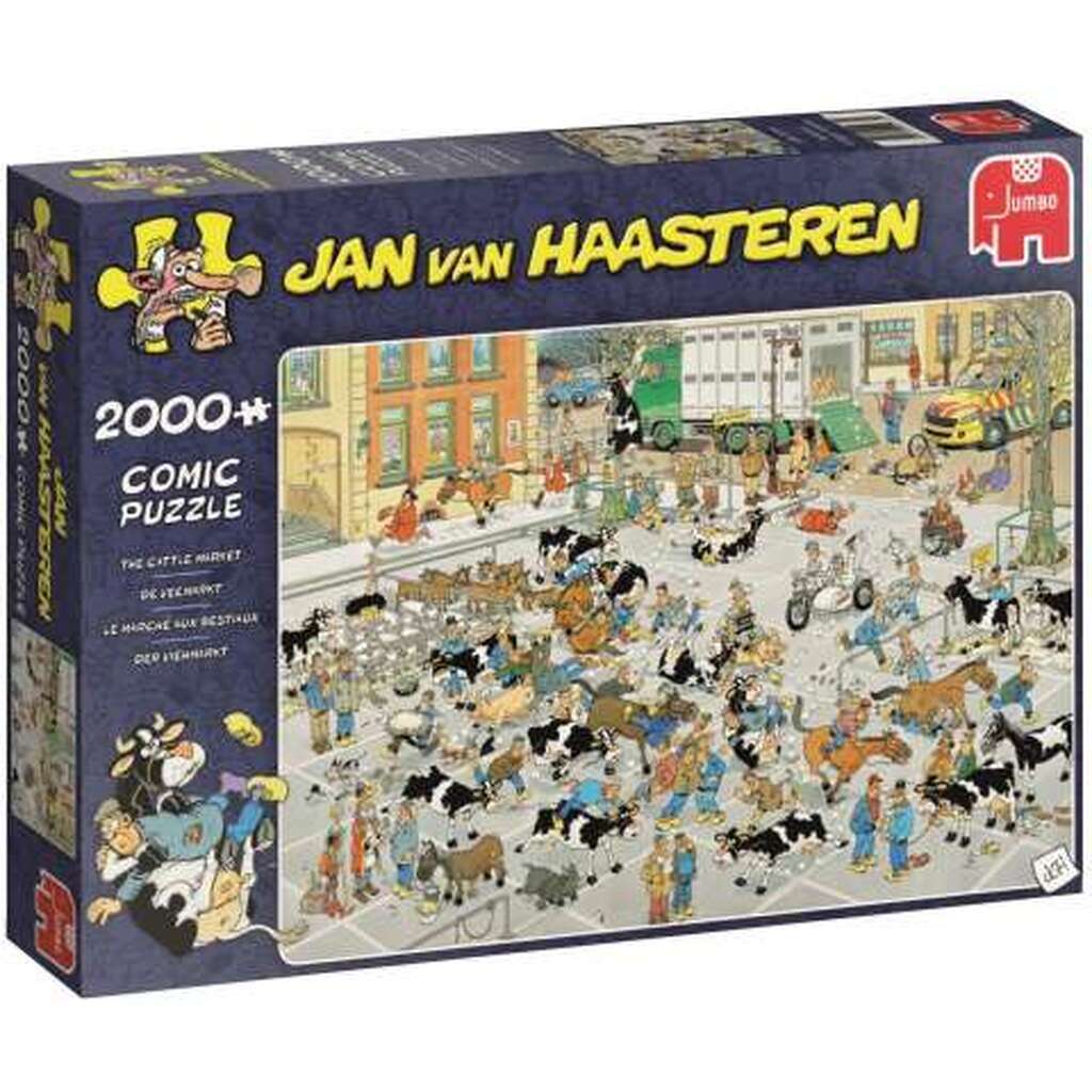 Jan van Haasteren - The Cattle Market - 2000 brikker