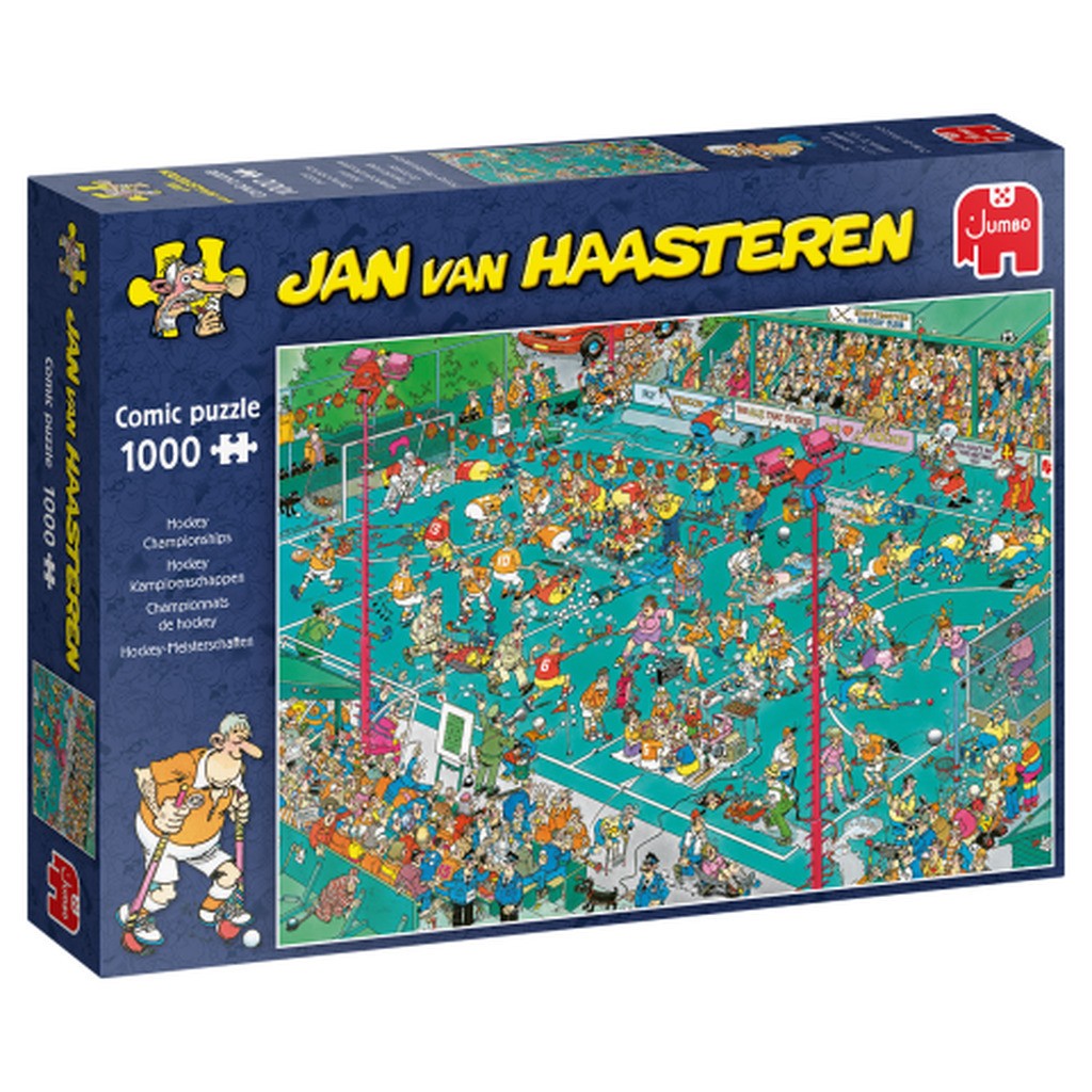 Jan van Haasteren: Hockey mesterskabet - 1000 brikker
