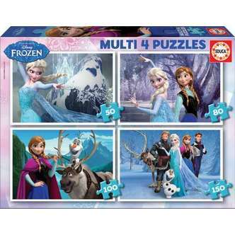 Frozen - 4 puslespil