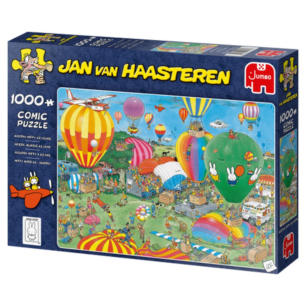 Jan van Haasteren - Hooray, Miffy 65 years - 1000 Brikker