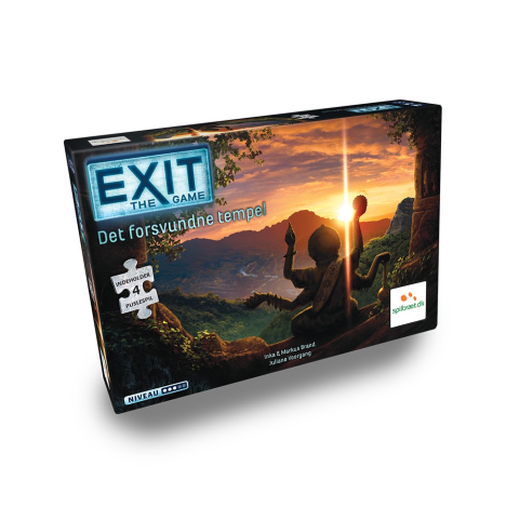 EXIT + PUZZLE 1: Det Forsvundne Tempel - Dansk